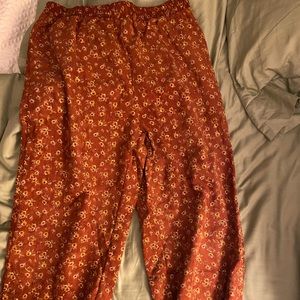 Floral joggers